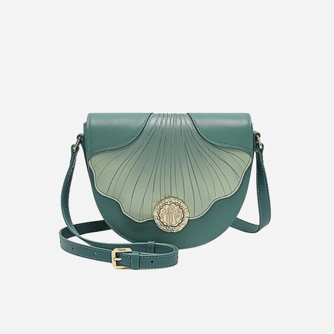 Tang Imperial 25 Embroidered Ginkgo Waltz Saddle Bag - Image 16