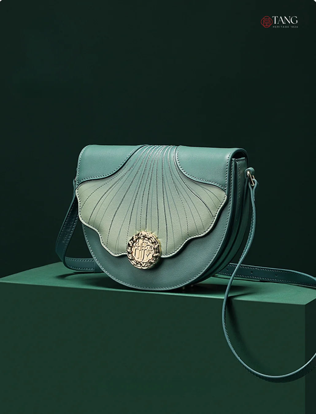 Tang Imperial 25 Embroidered Ginkgo Waltz Saddle Bag - Image 5