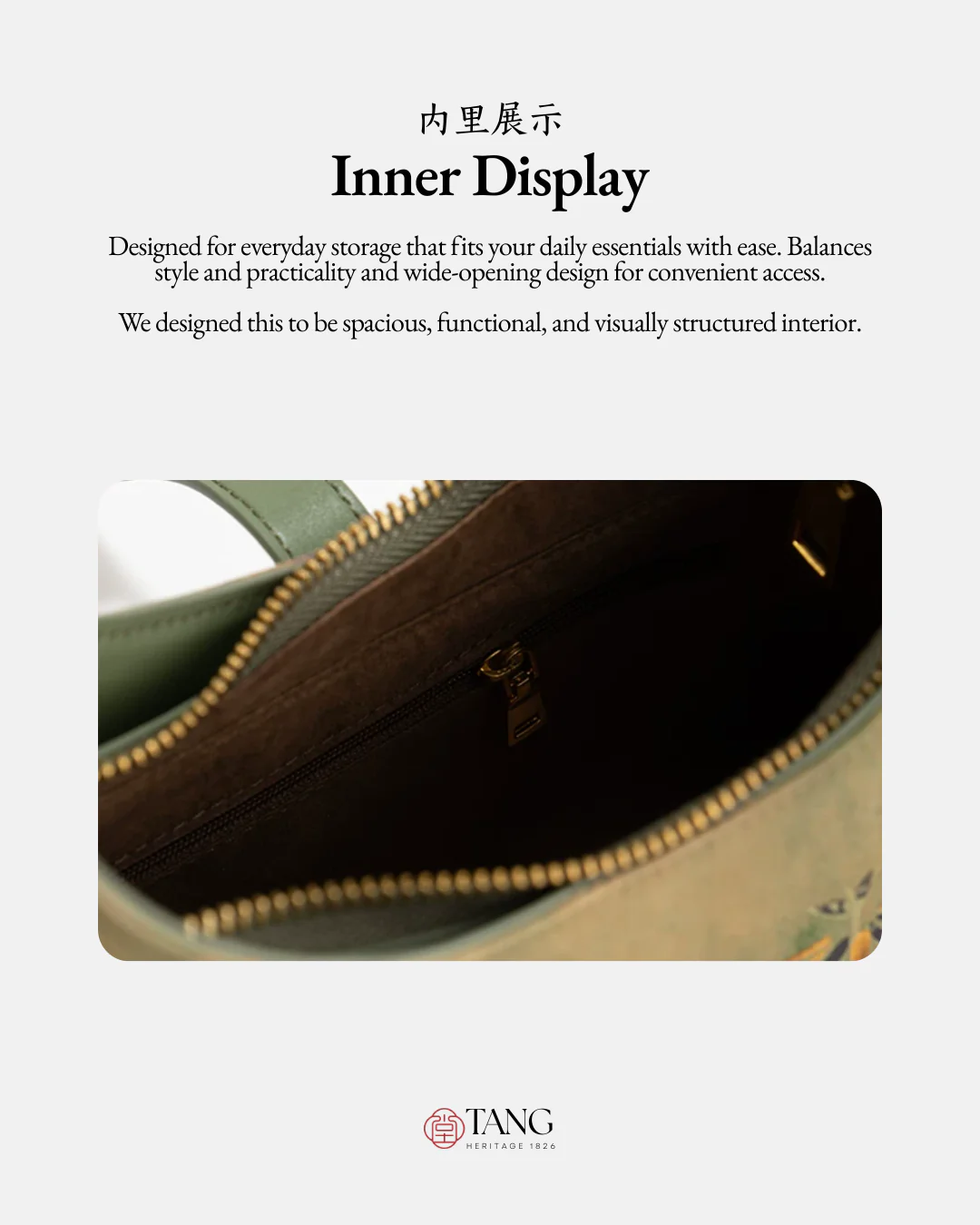 Tang Imperial 25 Noble Bamboo Xiangyunsha Shoulder Bag - Image 10