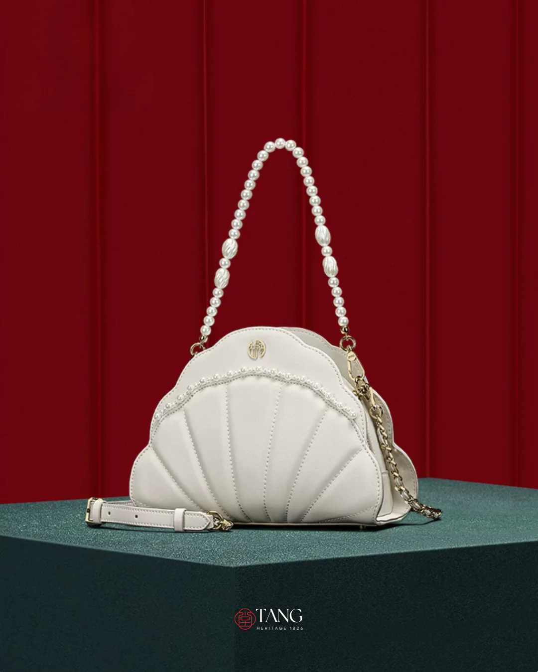 Tang Imperial 25 Pearl Fan Shoulder Bag - Image 3