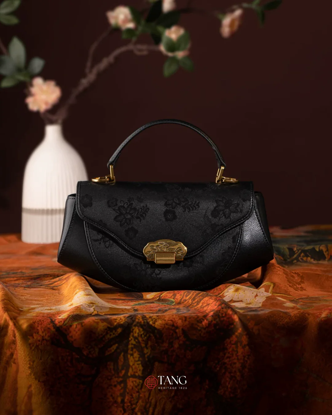 Tang Imperial 26 Everblooming Rose Xiangyunsha Clutch - Image 3