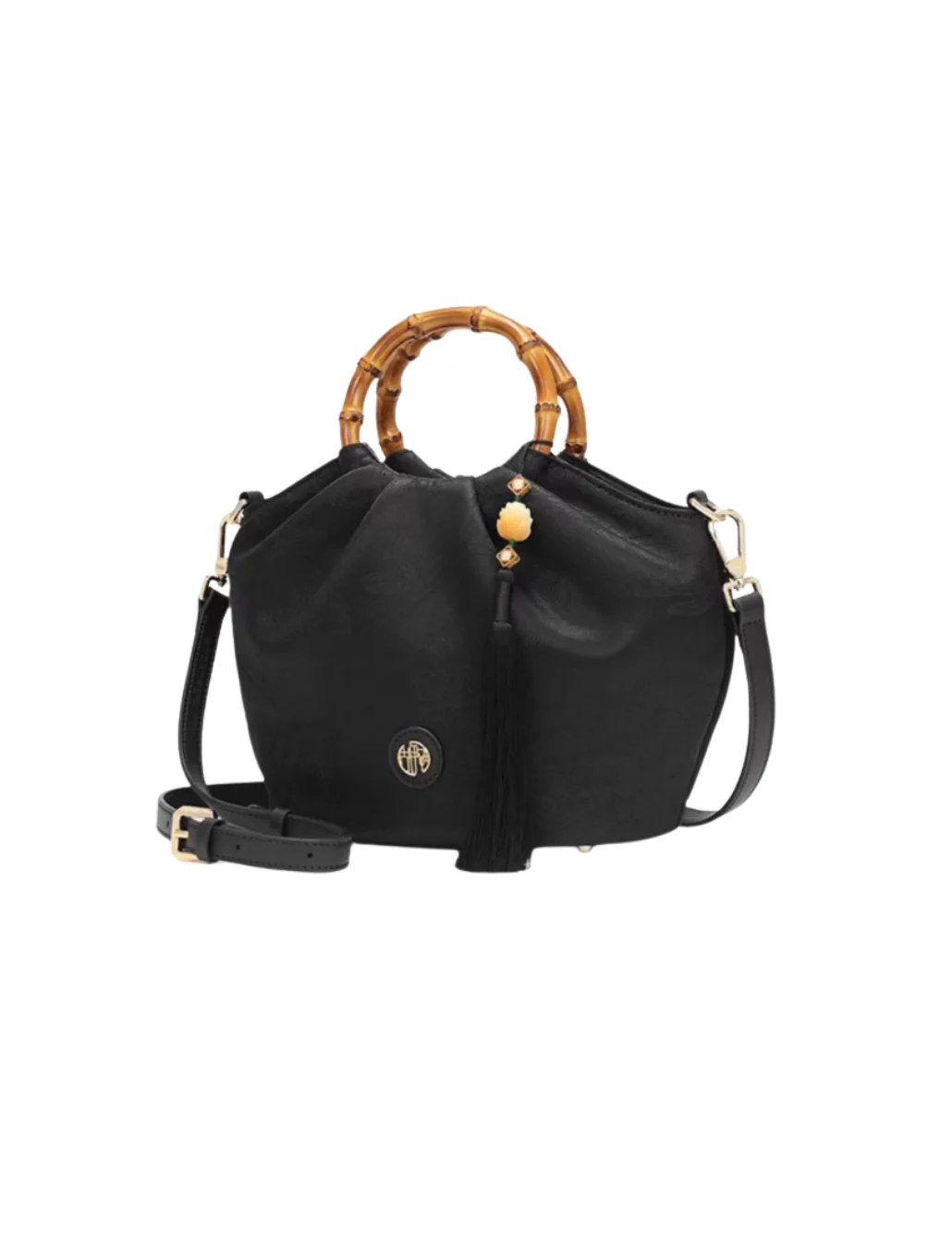 Tang Imperial 28 Cloud Silk Peony Basket Bag - Image 8