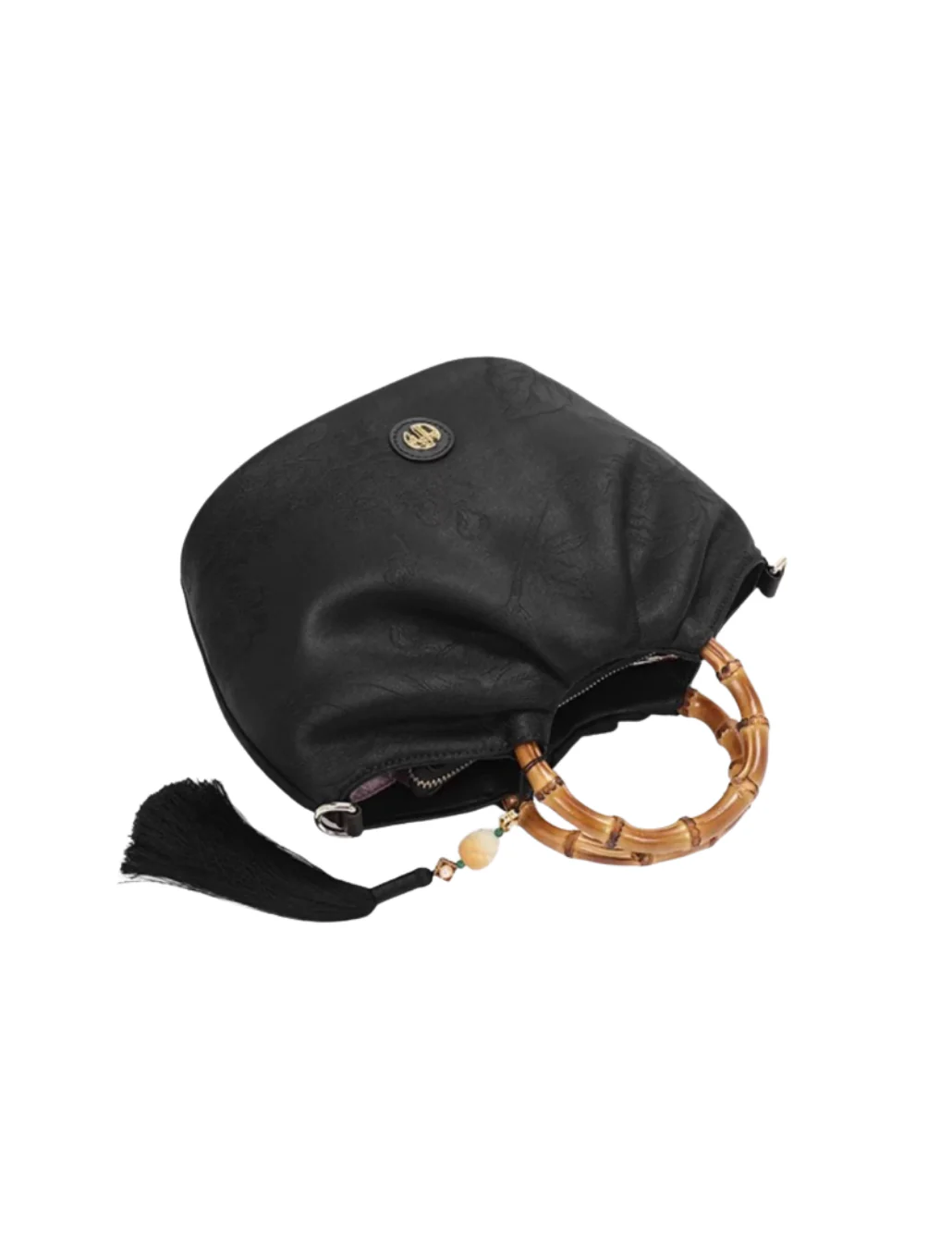 Tang Imperial 28 Cloud Silk Peony Basket Bag - Image 9