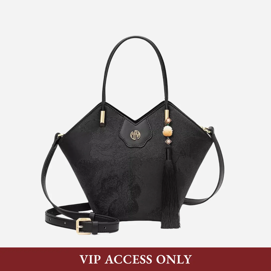 Tang Imperial 28 Cloud Silk Peony Tote - Image 15