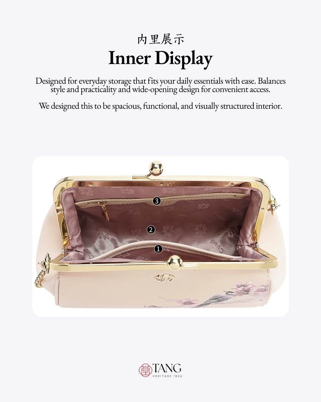 Tang Imperial 28 Ink Magpie Clutch - Image 9