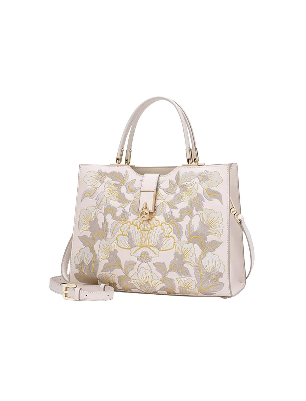 Tang Imperial 30 Embroidered Blossoms Tote - Image 9
