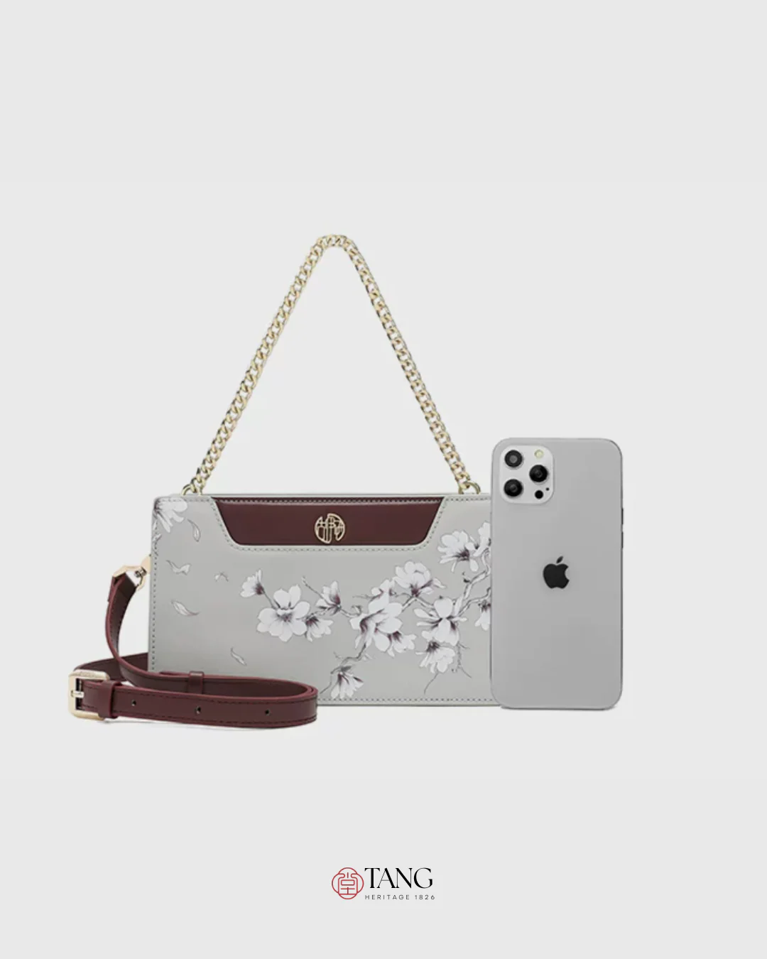 Tang Imperial 32 Ink Magnolia Clutch - Image 11