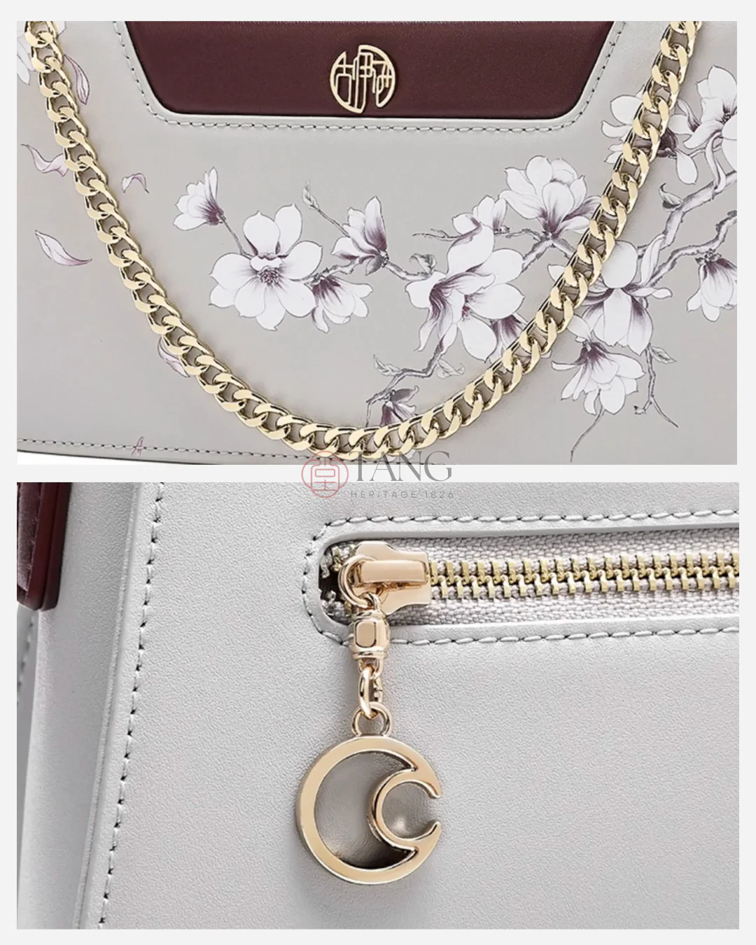 Tang Imperial 32 Ink Magnolia Clutch - Image 8