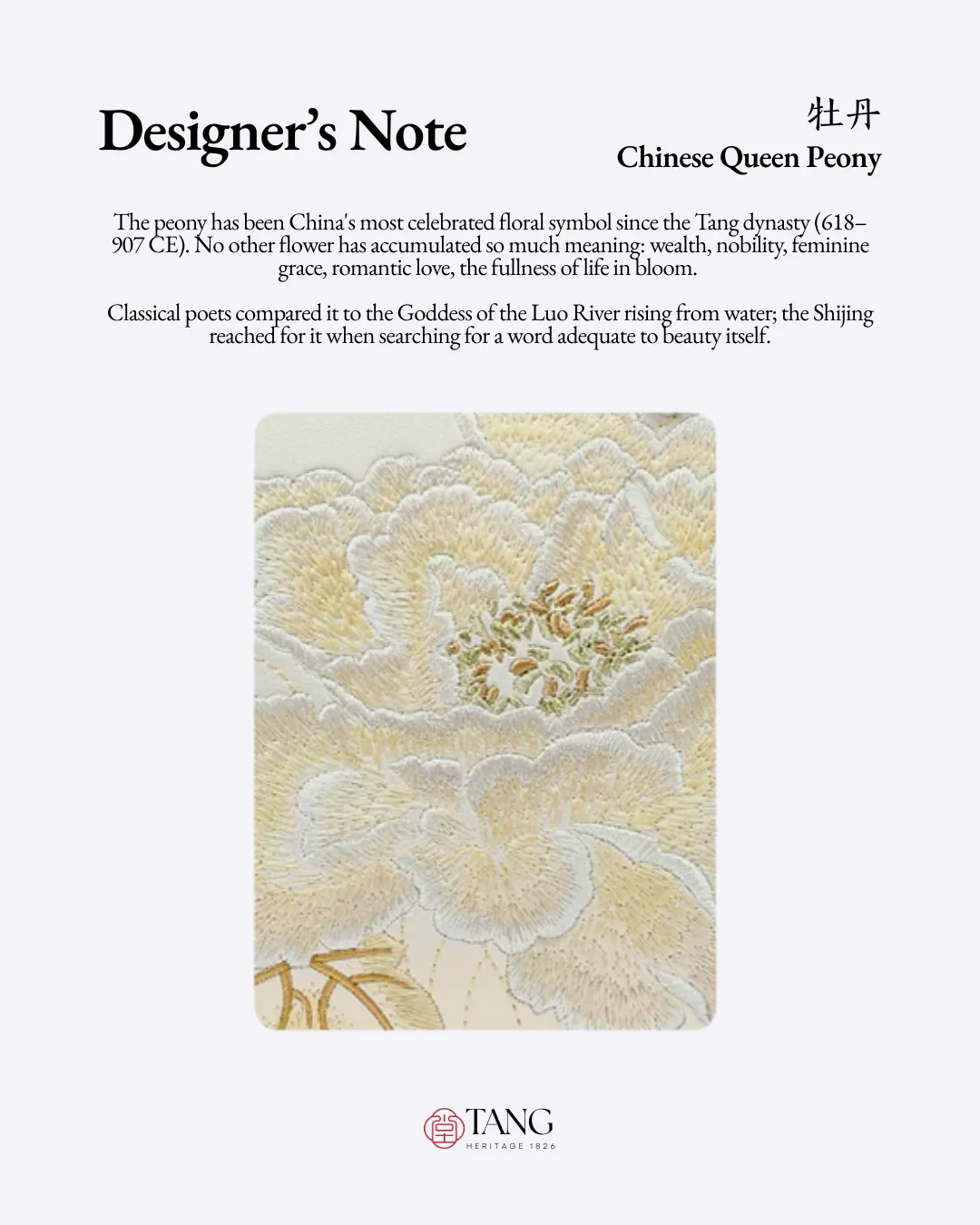 Tang Red 24 Embroidered Queen Peony Shoulder Bag - Image 11