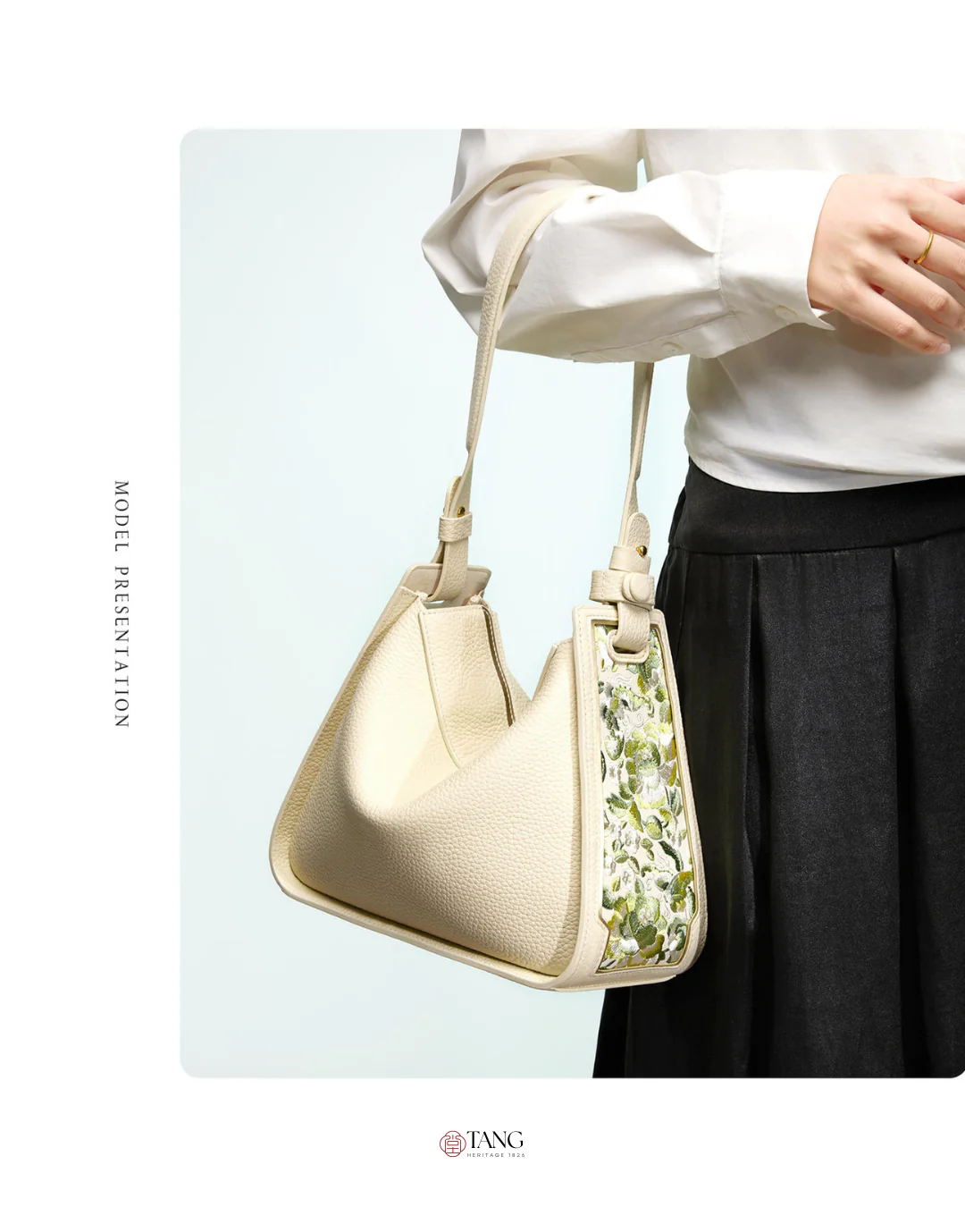 Tang Red 26 Embroidered Qinghua Porcelain Bag — Sapphire Porcelain - Image 52