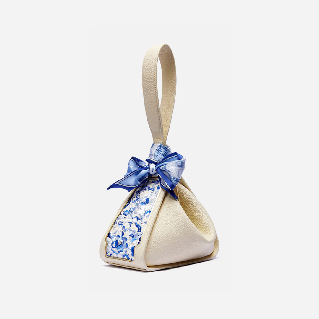 Tang Red 26 Embroidered Qinghua Porcelain Bag — Sapphire Porcelain - Image 43