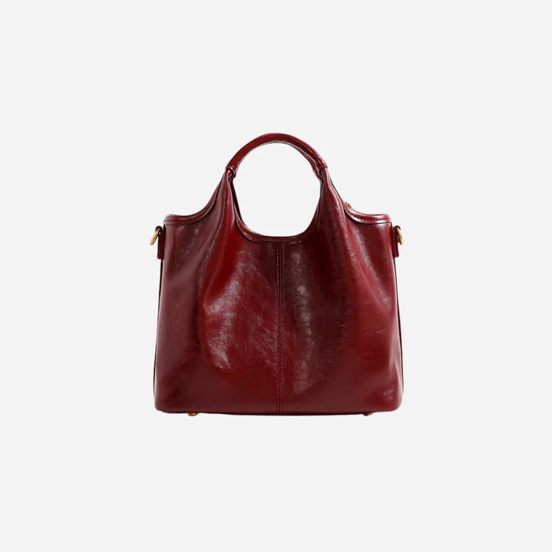 Tang Red 27 Glazed Scarlet Tote - Image 11