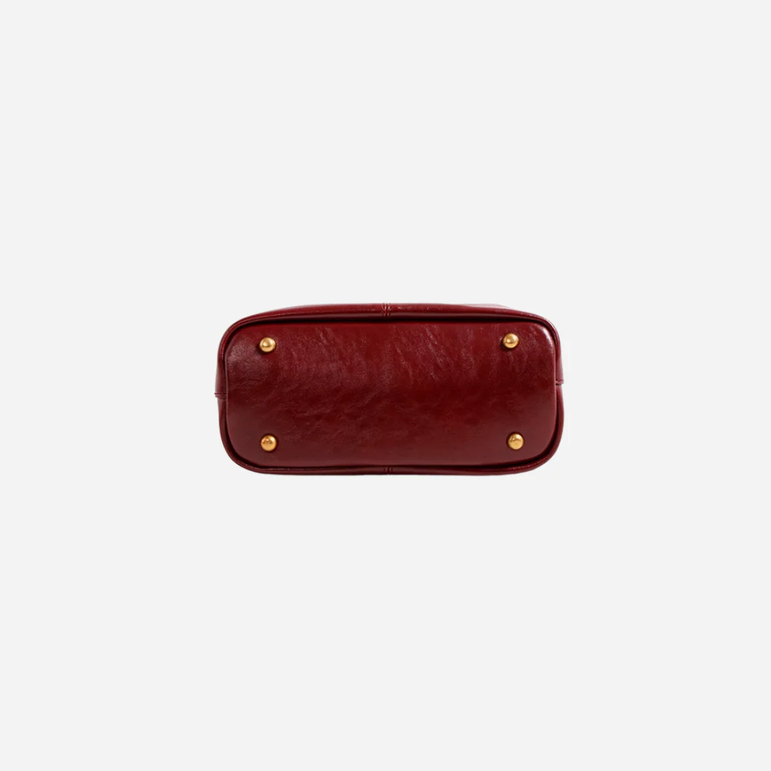 Tang Red 27 Glazed Scarlet Tote - Image 12