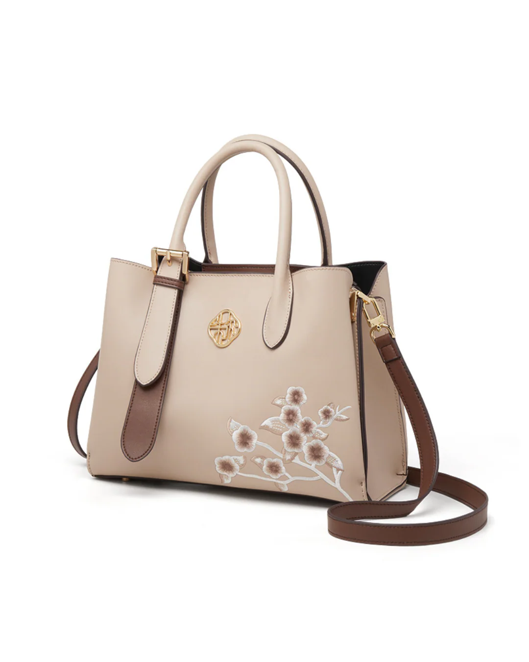 Tang Red 28 Plum Blossom Embroidered Tote - Image 3