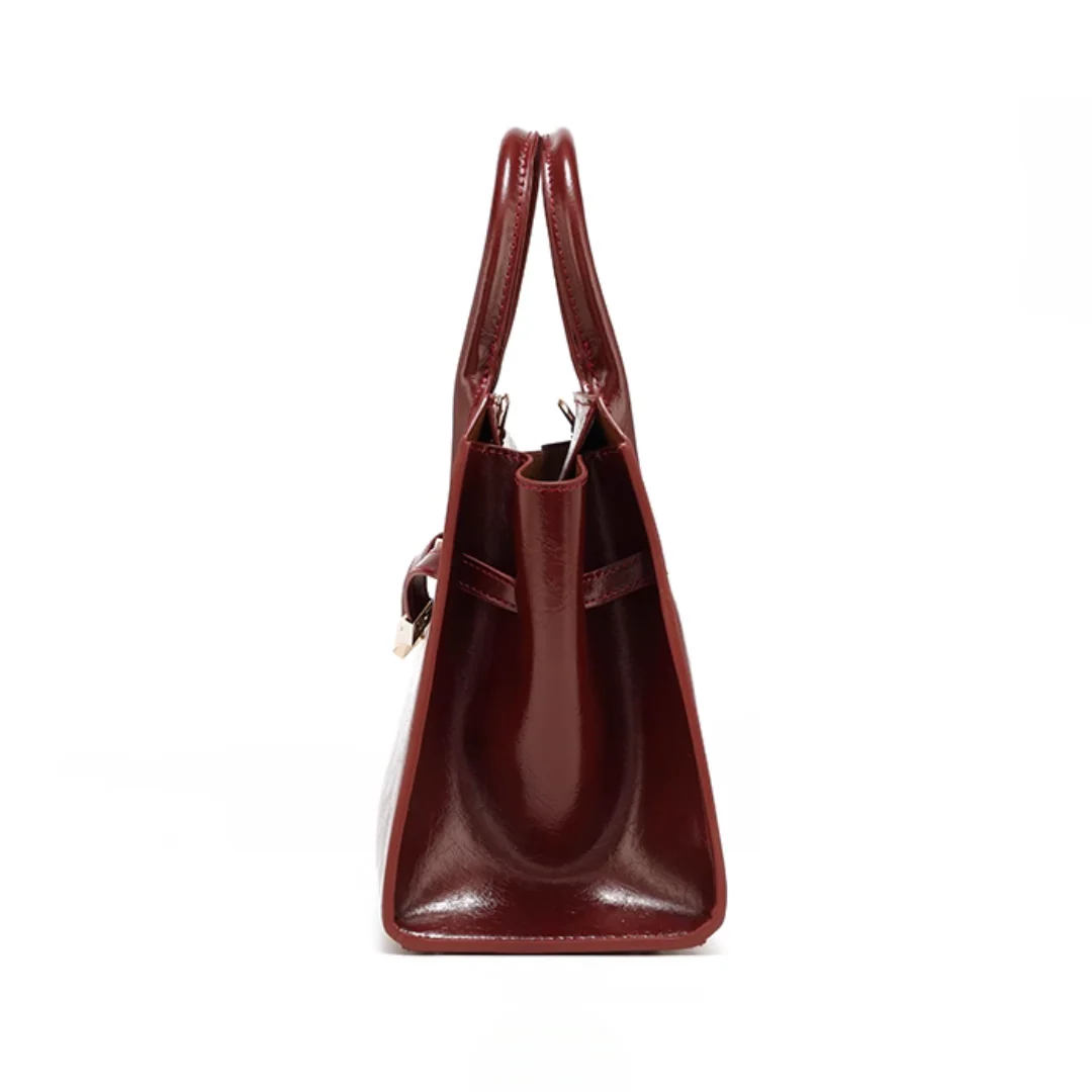 Tang Red 29 Glazed Scarlet Tote - Image 10