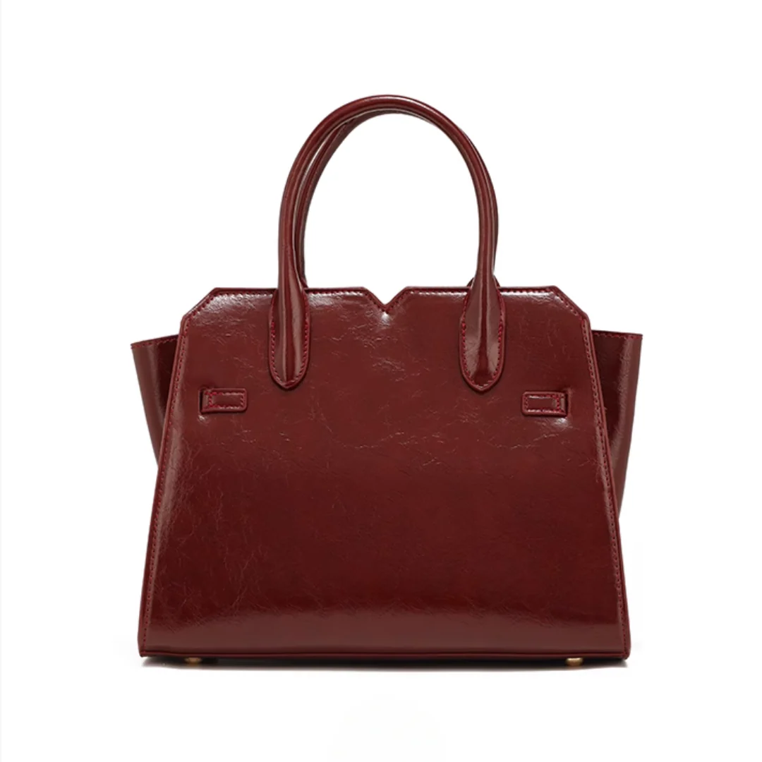 Tang Red 29 Glazed Scarlet Tote - Image 11