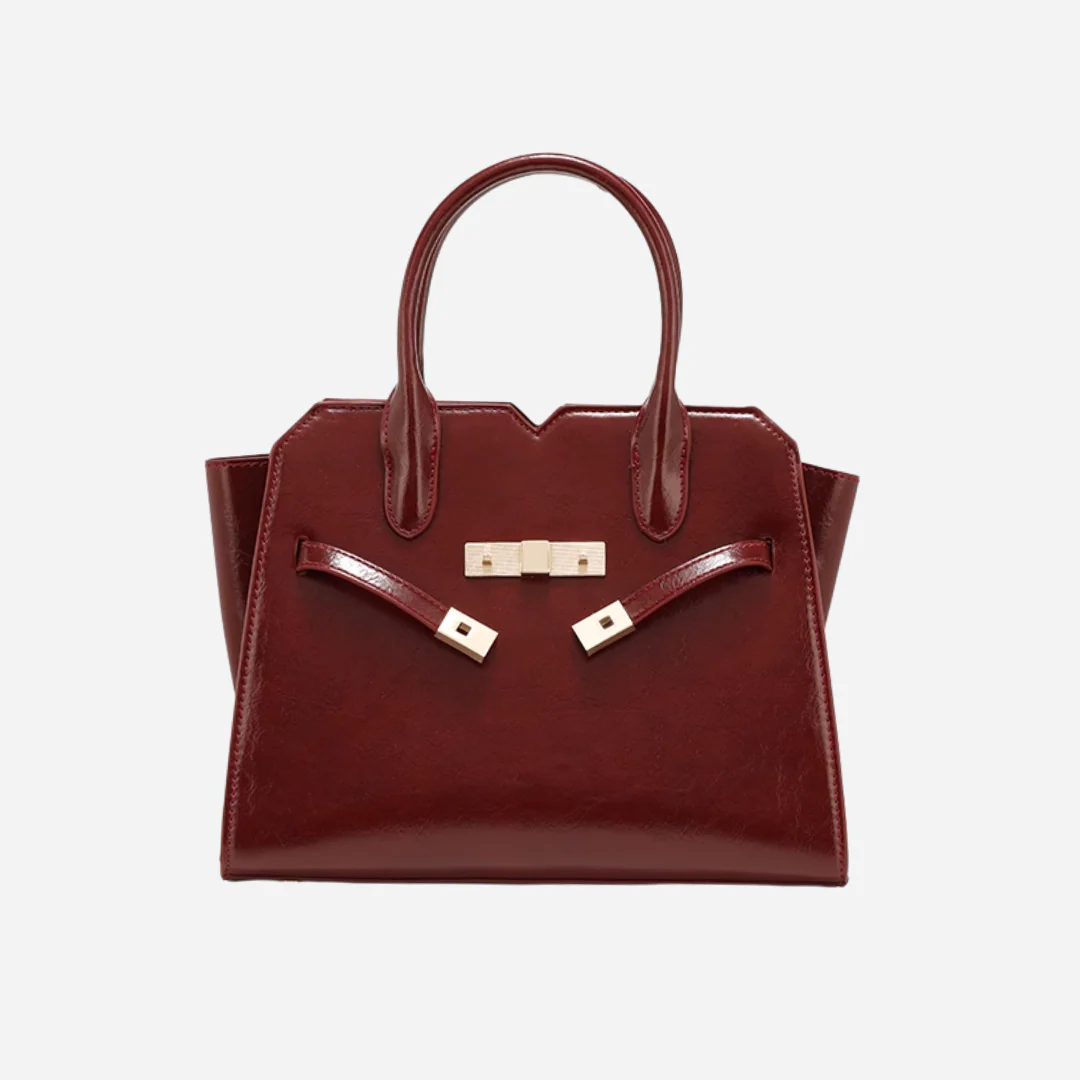 Tang Red 29 Glazed Scarlet Tote - Image 14