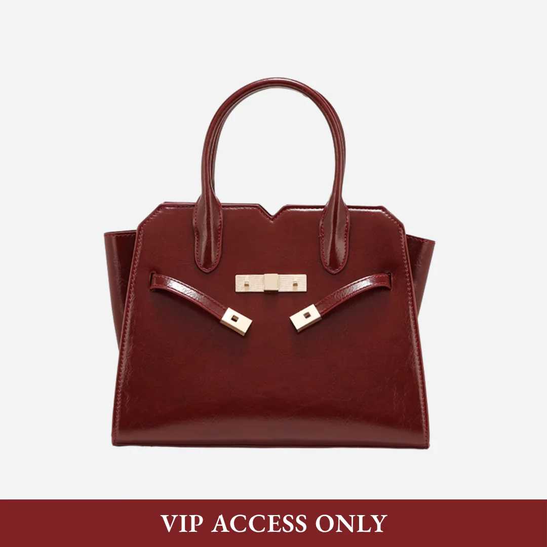 Tang Red 29 Glazed Scarlet Tote - Image 15