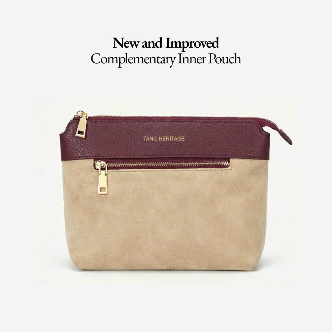 Tang Red 30 Empress Crescent Tote - Image 11