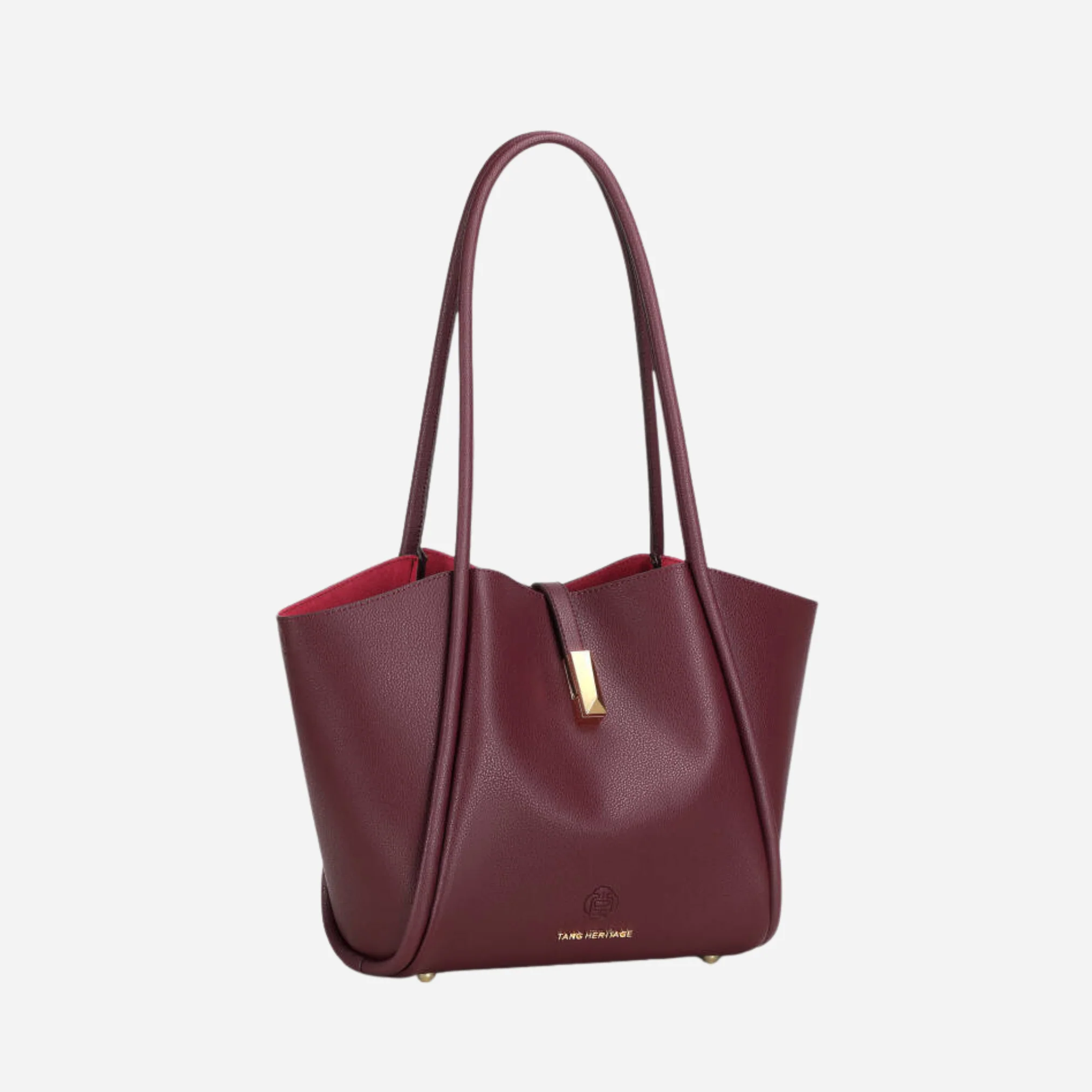 Tang Red 30 Empress Crescent Tote - Image 15