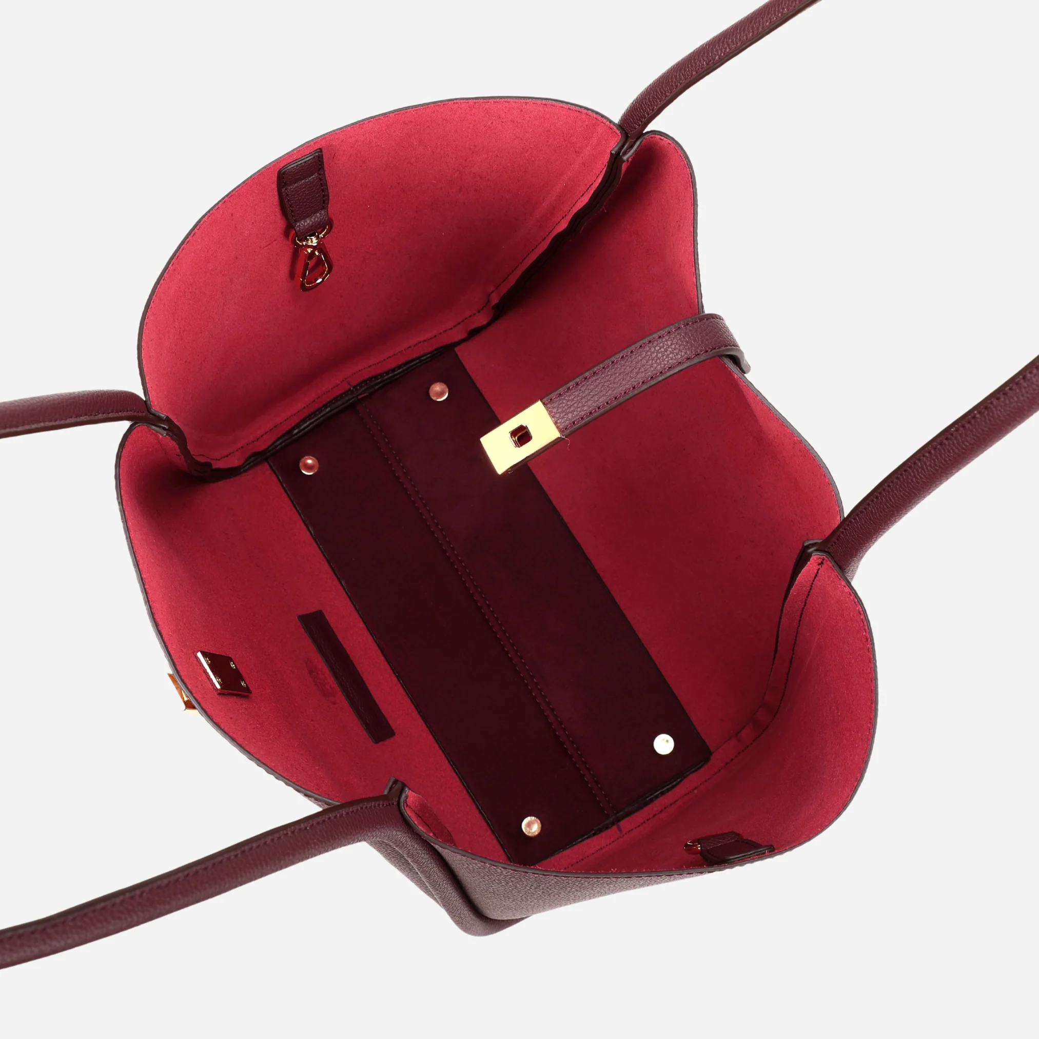 Tang Red 30 Empress Crescent Tote - Image 17