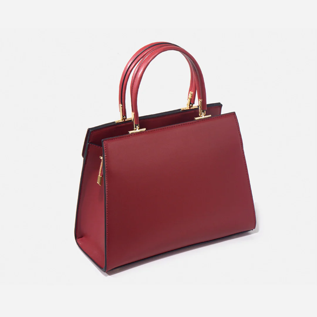 Tang Red 27 Embroidered Floral Tote - Image 8