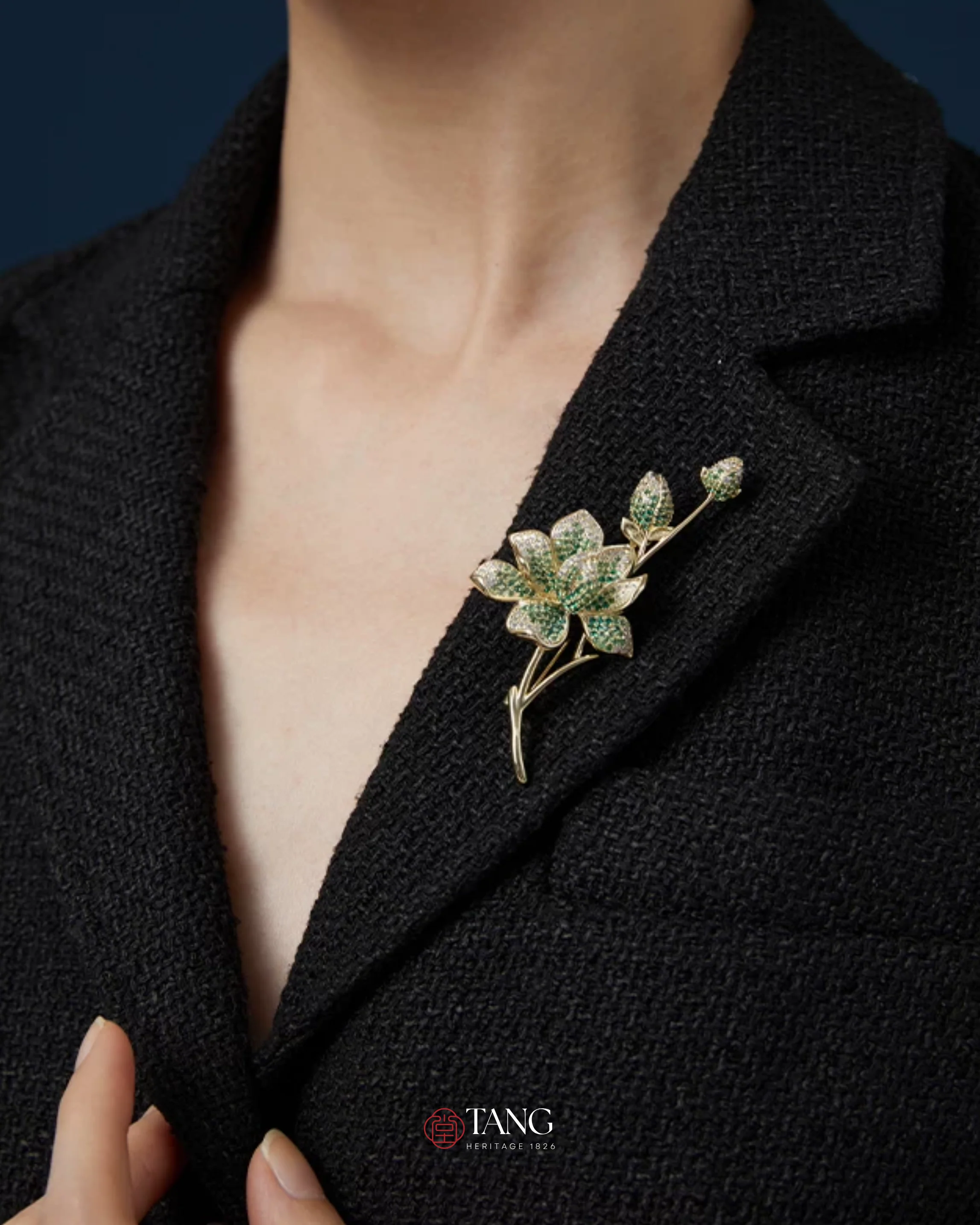 Verdant Magnolia Brooch - Image 6