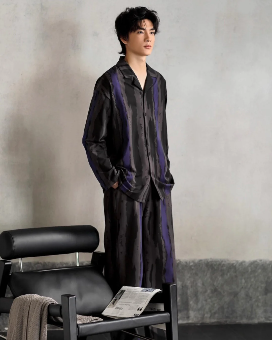 Wǎn Pajamas Set (Long-Sleeve & Pants) - Image 2
