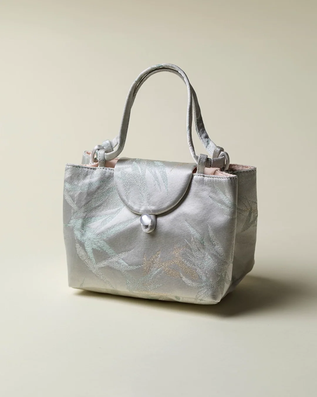 Whispering Bamboo Brocade Mini Tote - Image 3