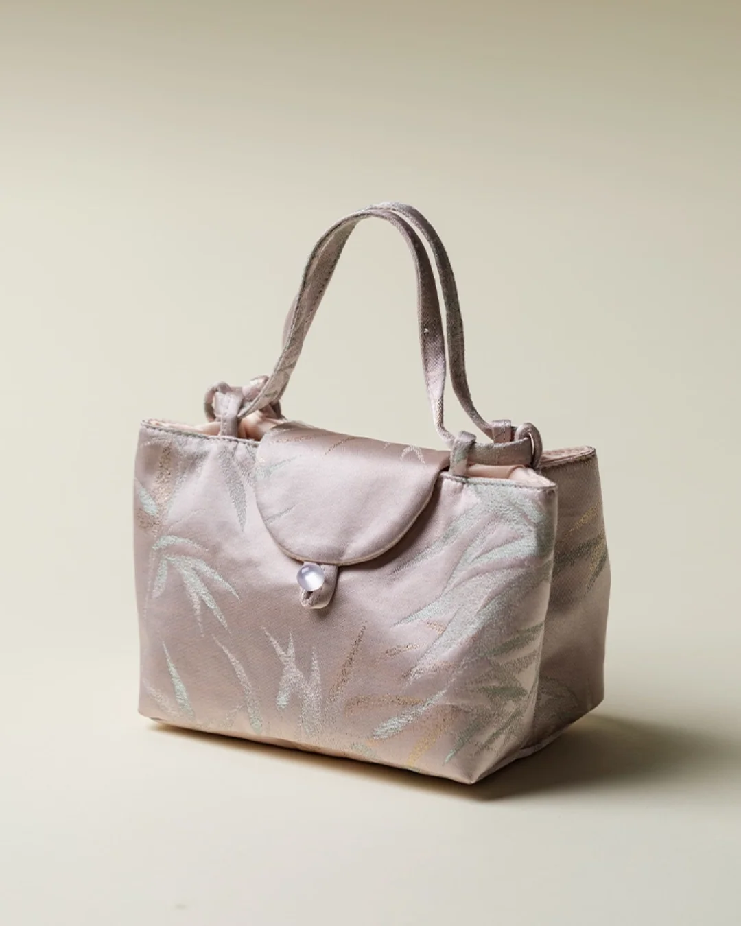 Whispering Bamboo Brocade Mini Tote - Image 4
