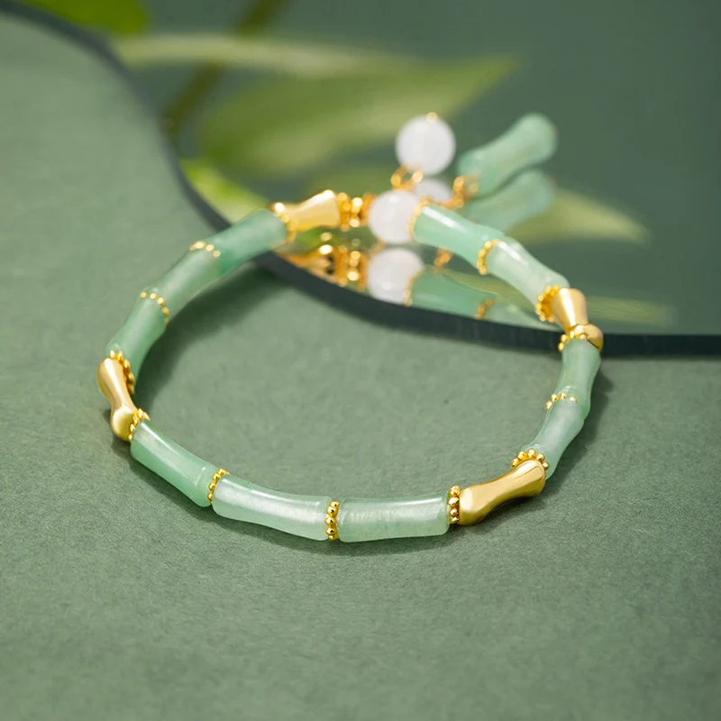 Willow Bamboo Jade Bracelet - Image 3
