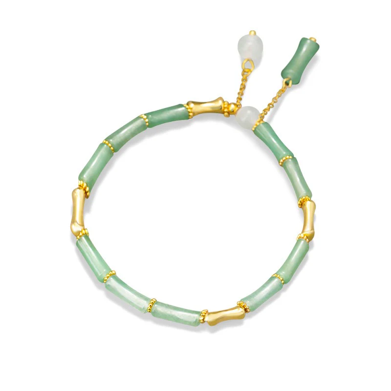 Willow Bamboo Jade Bracelet - Image 5