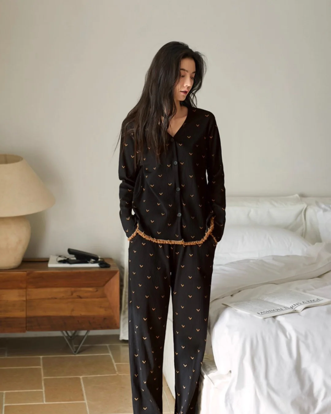 Xī Pajamas Set (Long-Sleeve & Pants) - Image 2
