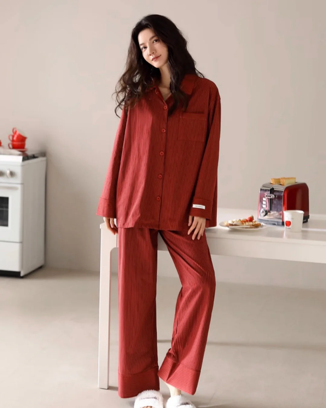 Yàn Pajamas Set (Long-Sleeve & Pants) - Image 3