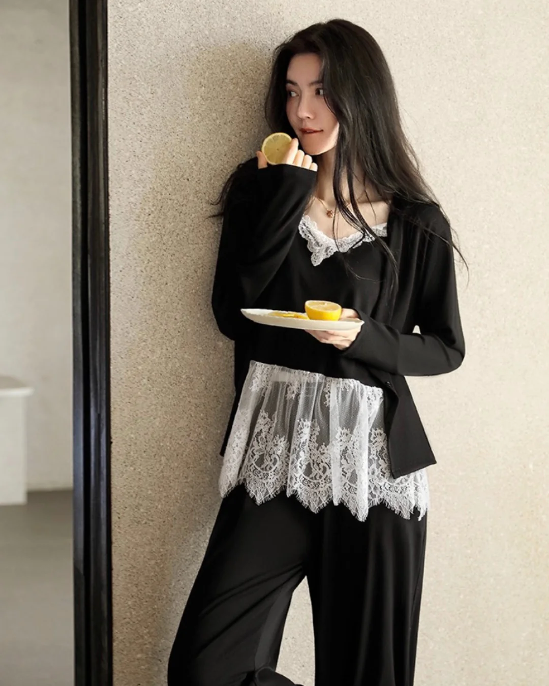 Xuě Pajamas Set (Midnight) - Image 2