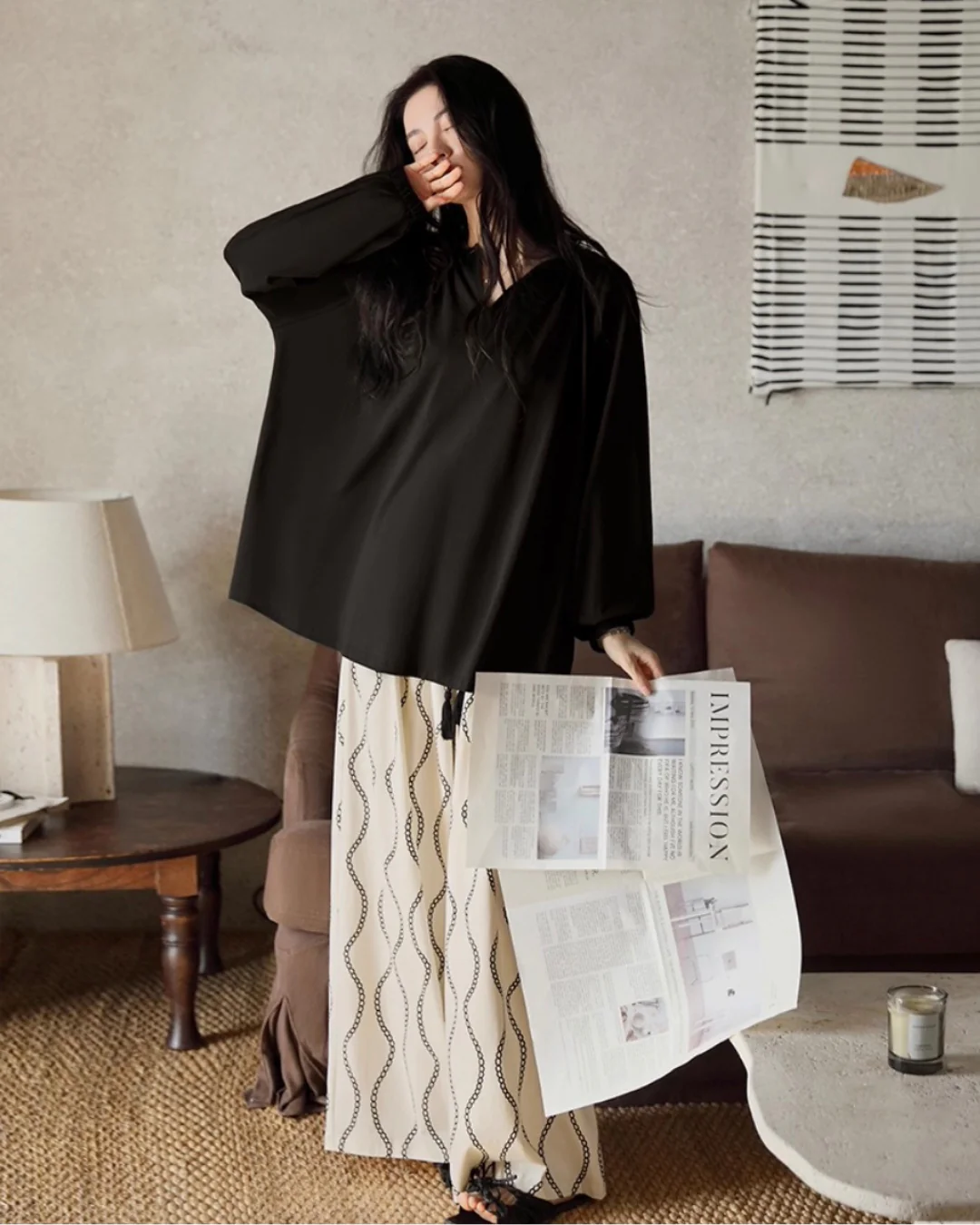 Zhī Pajamas Set (Long-Sleeve & Pants) - Image 4