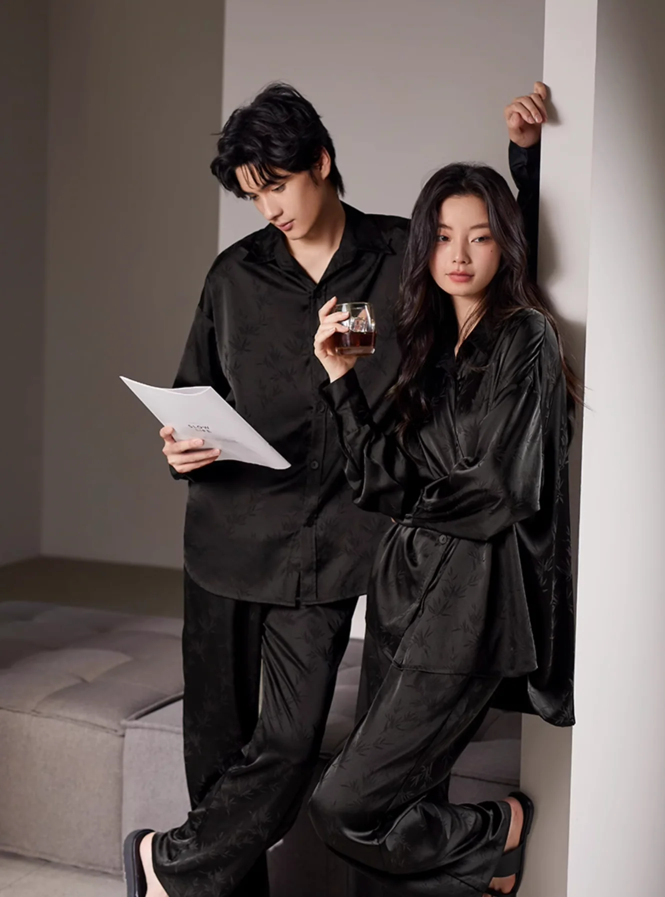 Zhú Pajamas Set (Long-Sleeve & Pants) - Image 2