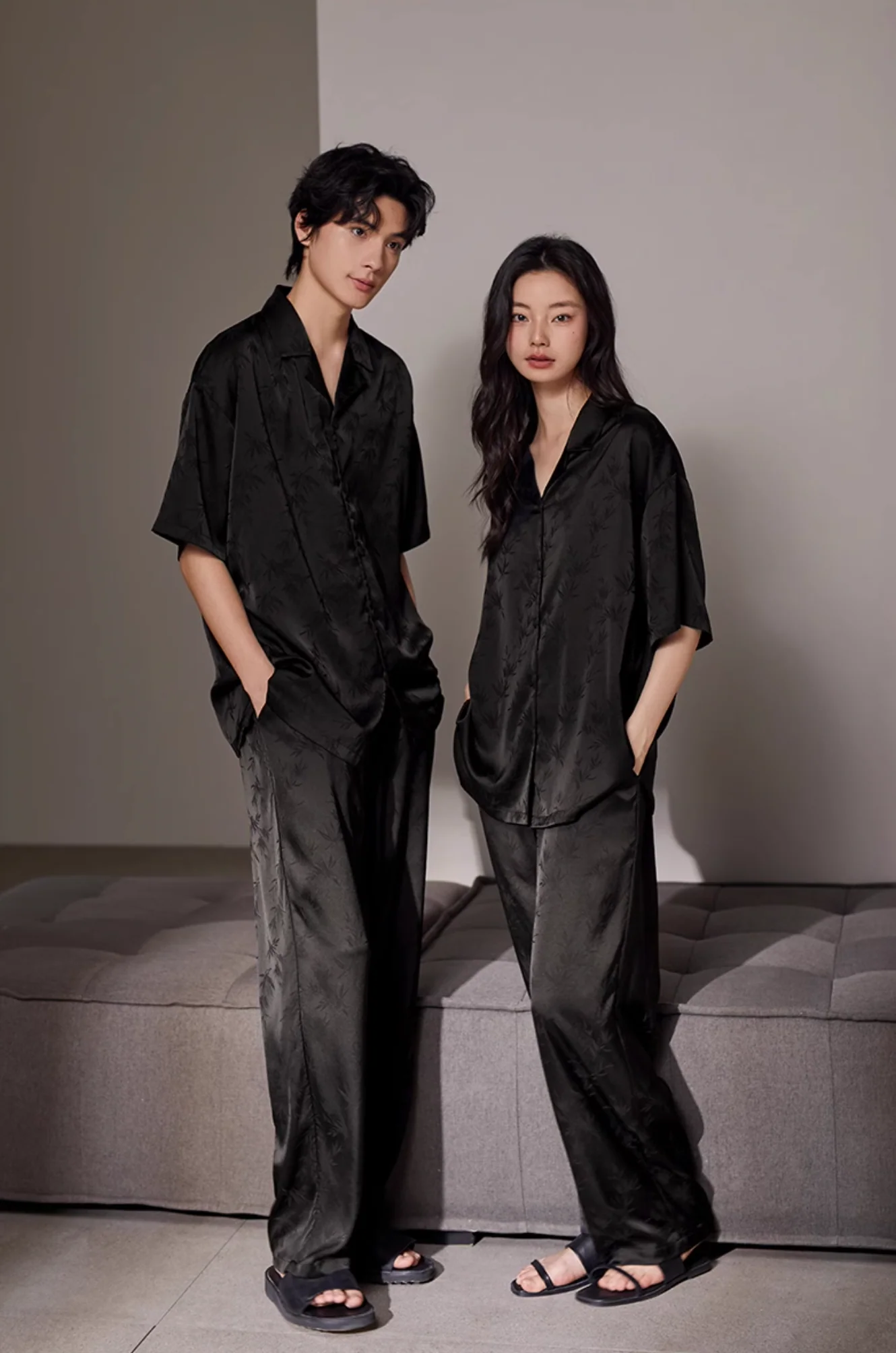 Zhú Pajamas Set (Short-Sleeve & Pants) - Image 4