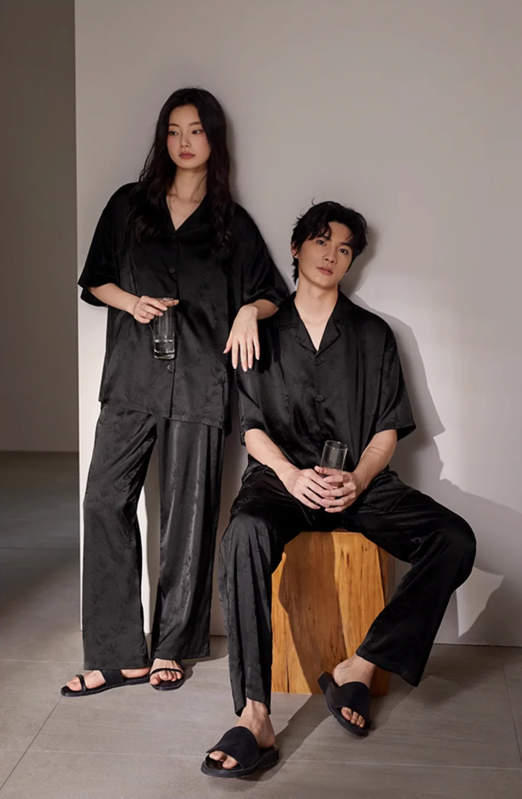 Zhú Pajamas Set (Short-Sleeve & Pants) - Image 5