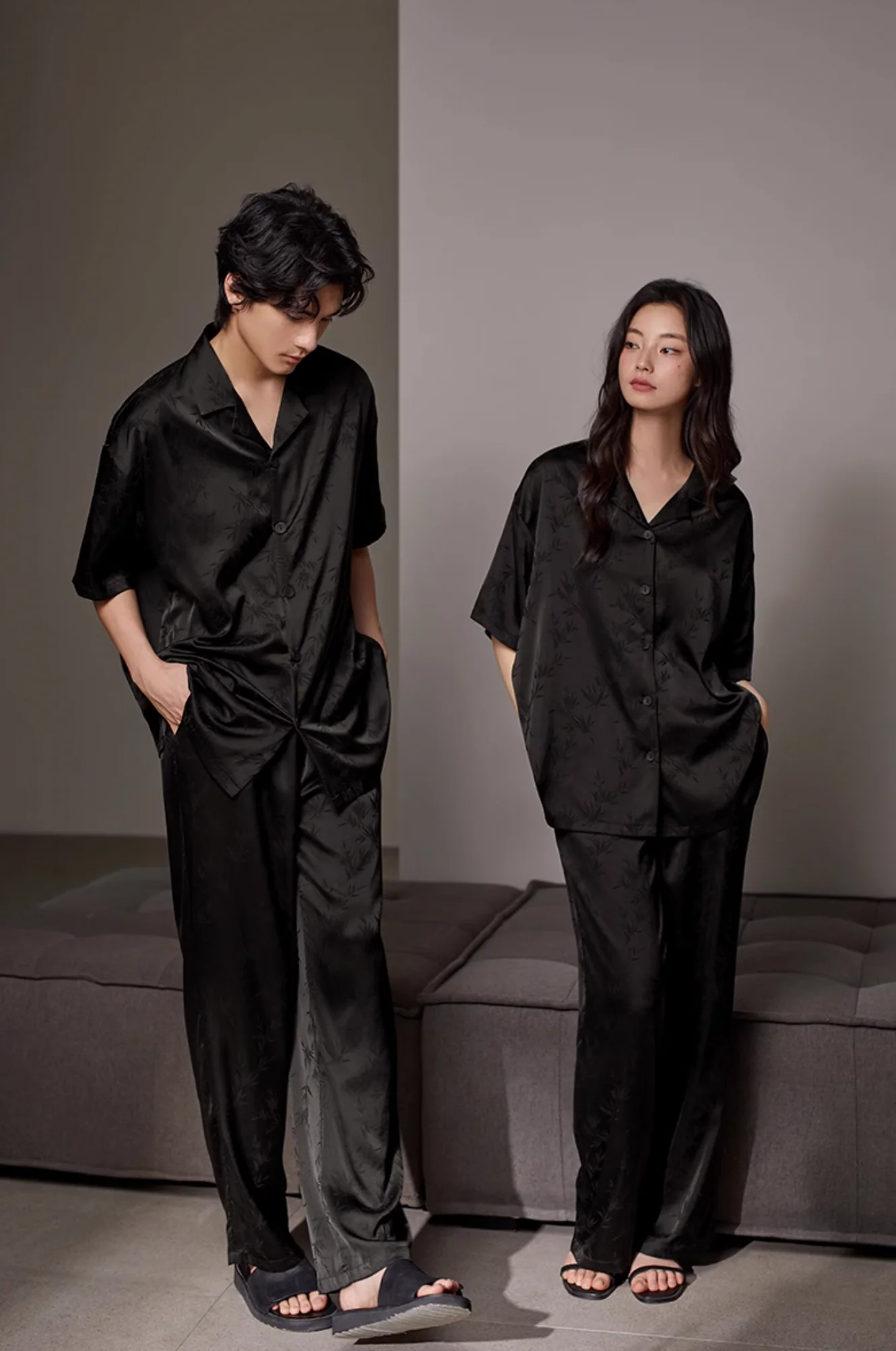 Zhú Pajamas Set (Short-Sleeve & Pants) - Image 6